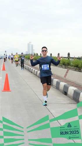 Race photo from Mangkunegaran Run 2025