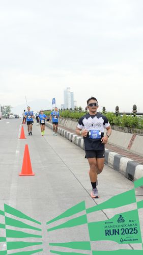 Race photo from Mangkunegaran Run 2025