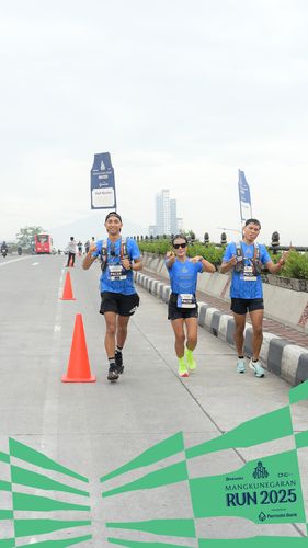 Race photo from Mangkunegaran Run 2025