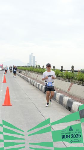 Race photo from Mangkunegaran Run 2025