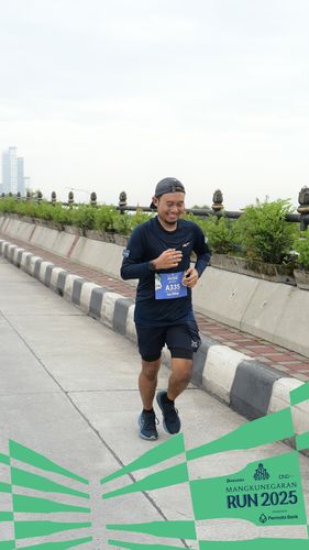 Race photo from Mangkunegaran Run 2025