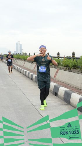 Race photo from Mangkunegaran Run 2025