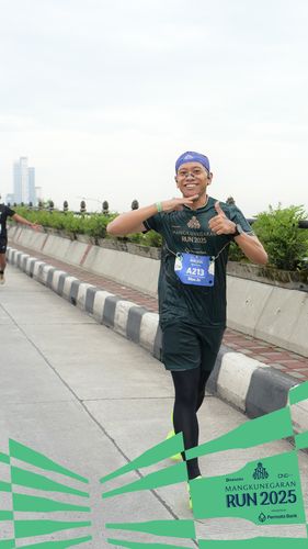 Race photo from Mangkunegaran Run 2025