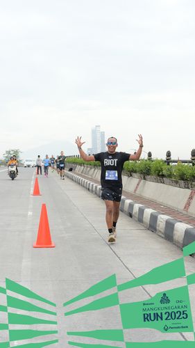 Race photo from Mangkunegaran Run 2025