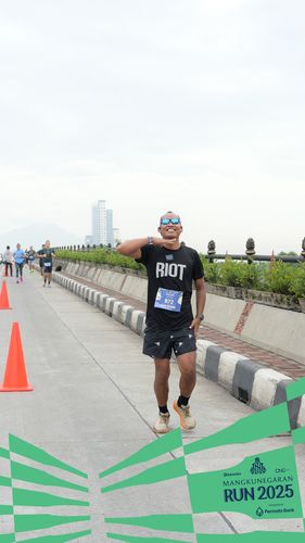 Race photo from Mangkunegaran Run 2025