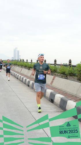 Race photo from Mangkunegaran Run 2025