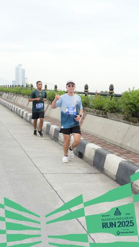 Race photo from Mangkunegaran Run 2025