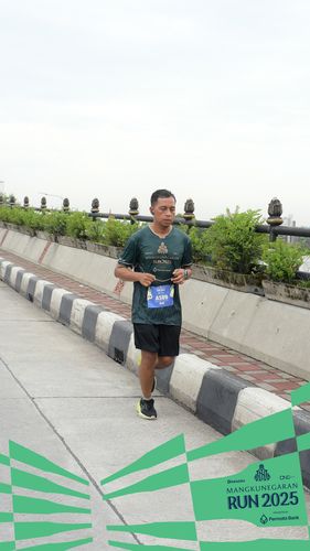 Race photo from Mangkunegaran Run 2025