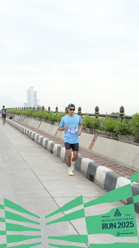 Race photo from Mangkunegaran Run 2025