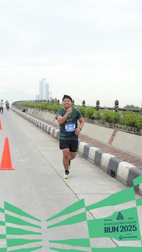 Race photo from Mangkunegaran Run 2025