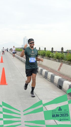 Race photo from Mangkunegaran Run 2025