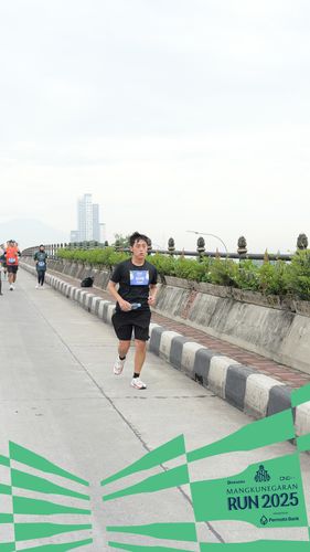 Race photo from Mangkunegaran Run 2025