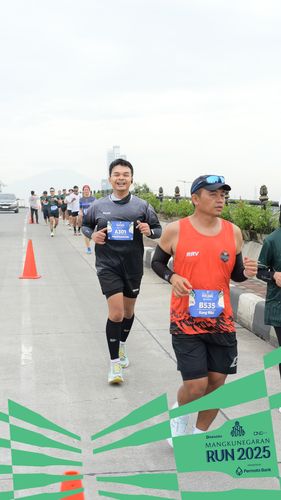 Race photo from Mangkunegaran Run 2025