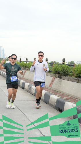 Race photo from Mangkunegaran Run 2025