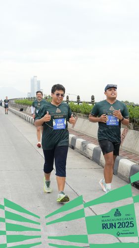 Race photo from Mangkunegaran Run 2025