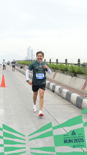 Race photo from Mangkunegaran Run 2025
