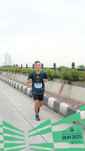 Race photo from Mangkunegaran Run 2025
