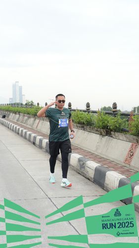 Race photo from Mangkunegaran Run 2025