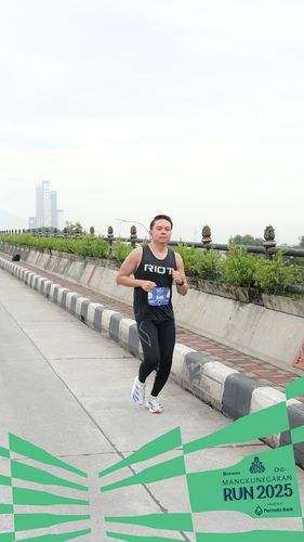 Race photo from Mangkunegaran Run 2025