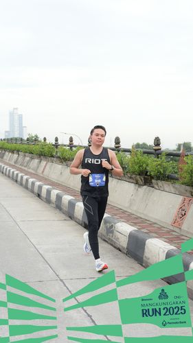 Race photo from Mangkunegaran Run 2025