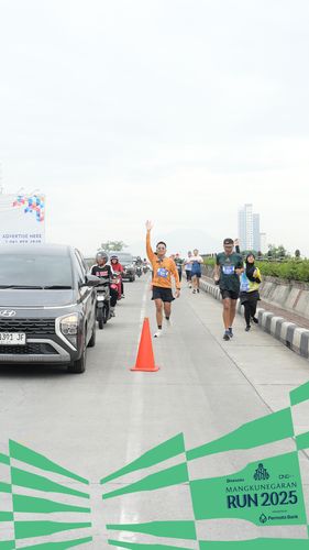 Race photo from Mangkunegaran Run 2025