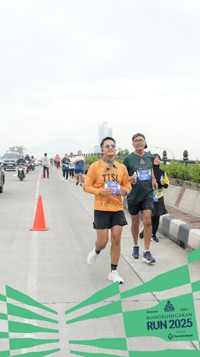 Race photo from Mangkunegaran Run 2025