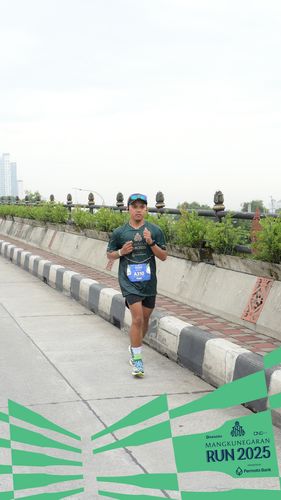 Race photo from Mangkunegaran Run 2025
