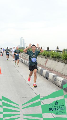 Race photo from Mangkunegaran Run 2025