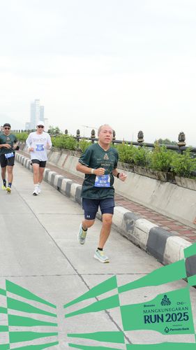 Race photo from Mangkunegaran Run 2025