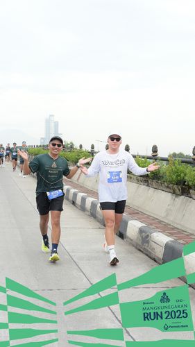 Race photo from Mangkunegaran Run 2025