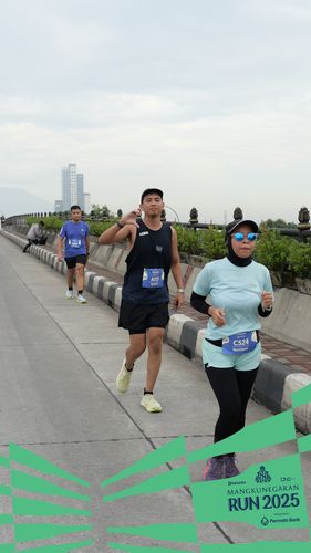 Race photo from Mangkunegaran Run 2025