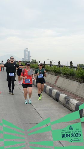 Race photo from Mangkunegaran Run 2025