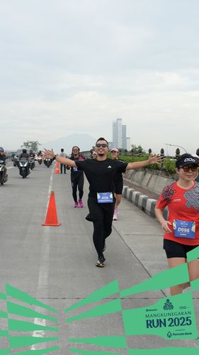 Race photo from Mangkunegaran Run 2025