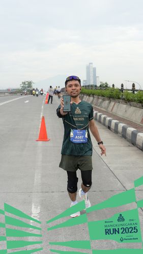 Race photo from Mangkunegaran Run 2025