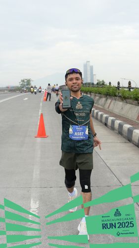 Race photo from Mangkunegaran Run 2025