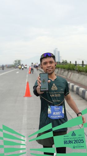 Race photo from Mangkunegaran Run 2025