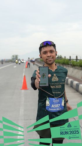 Race photo from Mangkunegaran Run 2025