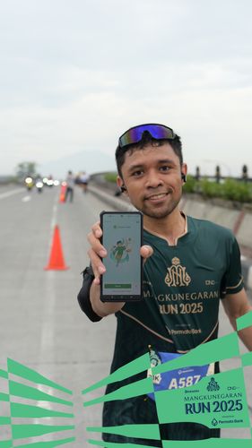 Race photo from Mangkunegaran Run 2025