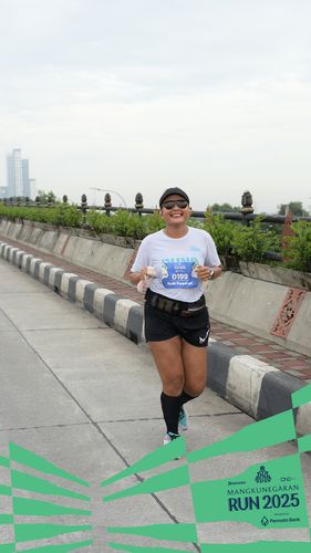 Race photo from Mangkunegaran Run 2025
