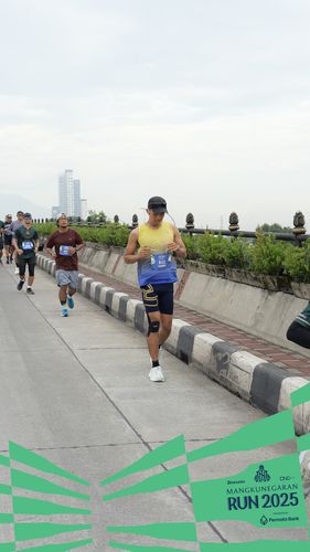 Race photo from Mangkunegaran Run 2025