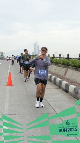 Race photo from Mangkunegaran Run 2025