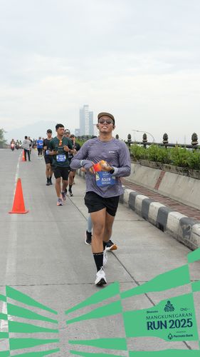 Race photo from Mangkunegaran Run 2025