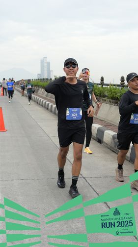 Race photo from Mangkunegaran Run 2025