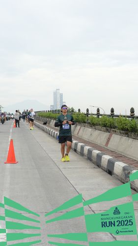 Race photo from Mangkunegaran Run 2025