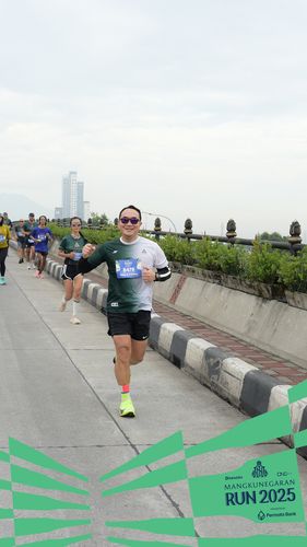Race photo from Mangkunegaran Run 2025