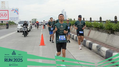 Race photo from Mangkunegaran Run 2025