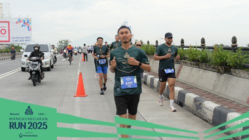 Race photo from Mangkunegaran Run 2025