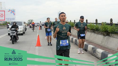 Race photo from Mangkunegaran Run 2025
