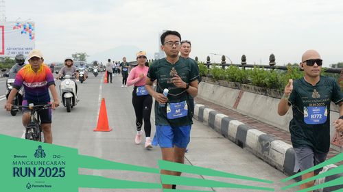 Race photo from Mangkunegaran Run 2025