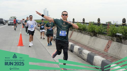 Race photo from Mangkunegaran Run 2025
